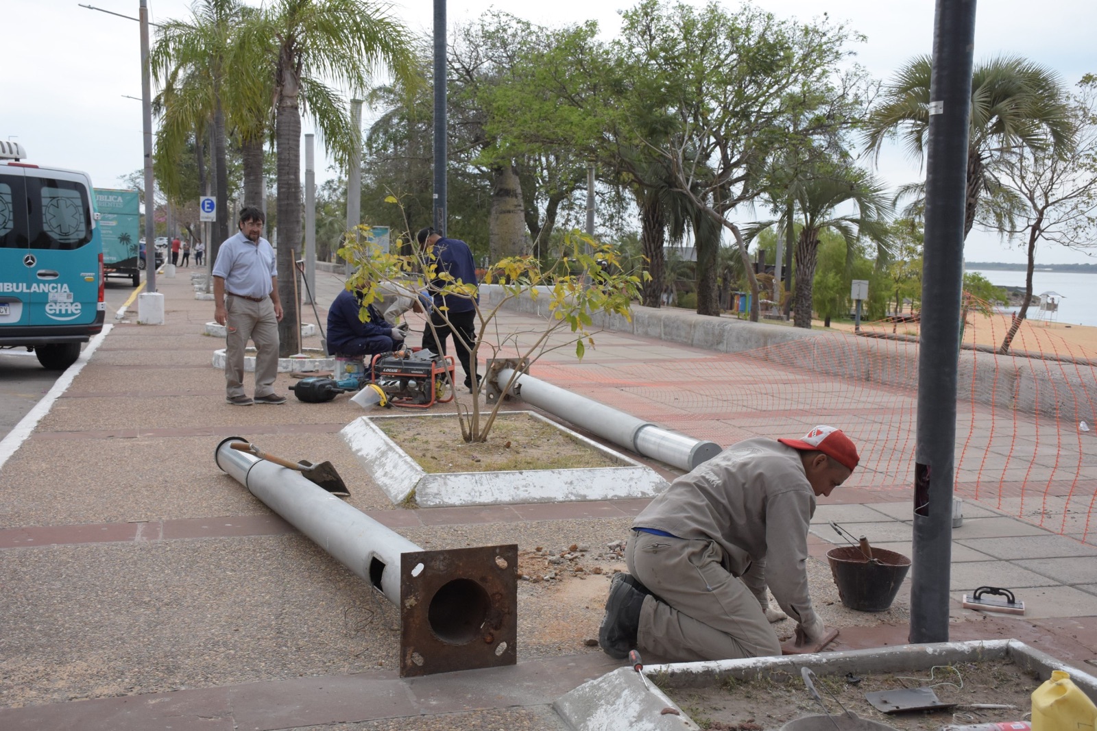 Costanera Sur – alumbrado público